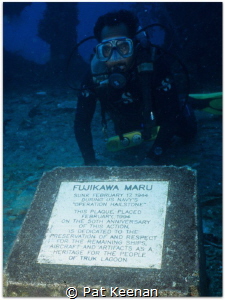 Exploring Truk Wrecks. One of the more interesting wrecks... by Pat Keenan 